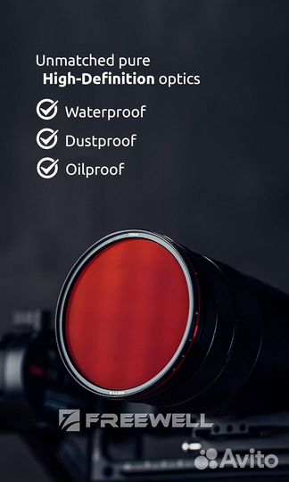 Фильтр Freewell ND 64-512, 6-9 стопов 72mm