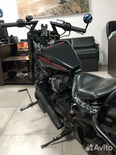 Боббер на базе Kawasaki ZR750