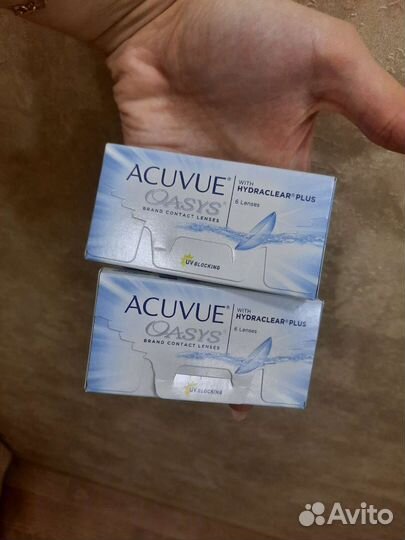 Линзы контактные acuvue oasys -2.25 8.8