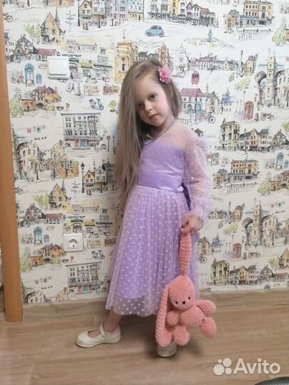 Платье для девочки 104-110