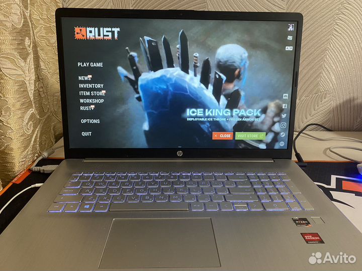 Ноутбук HP Laptop 17-cp0078ur