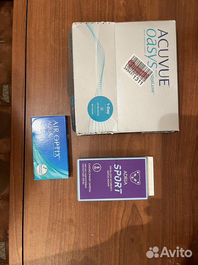 Линзы контактные