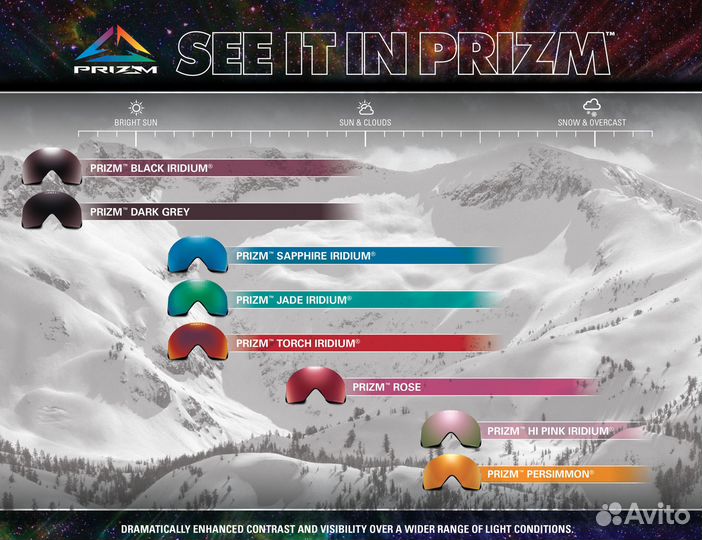 Маска Oakley Flight Deck XM Factory Prizm Sapphire