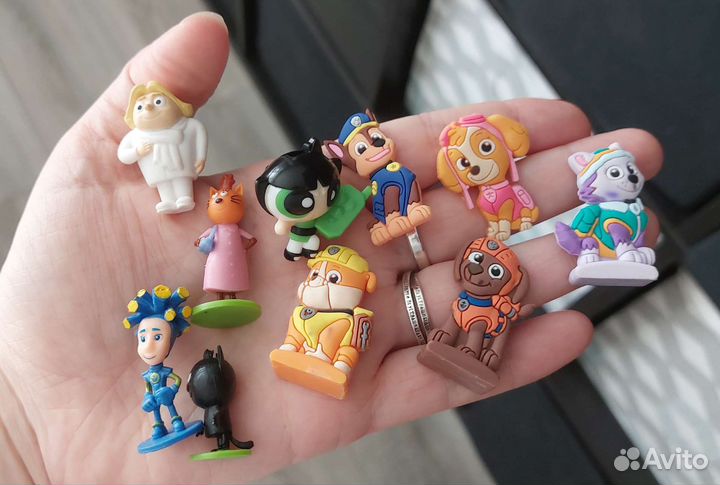 Игрушки киндер сюрприз sweet box, россыпь, пакет