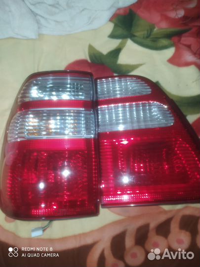 Задние фонари на toyota land cruiser 100