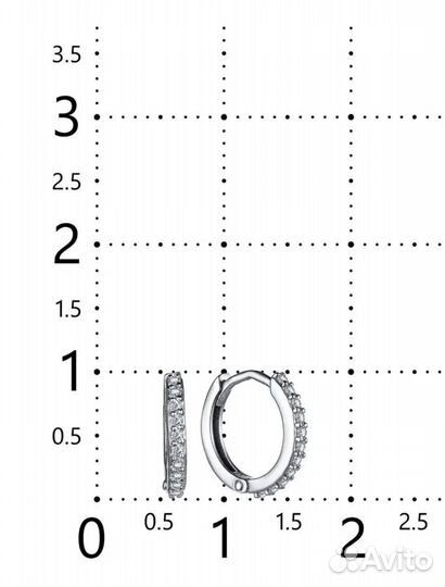 Серебряные серьги