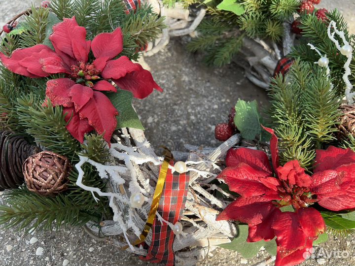Новогодний венок из Карелии