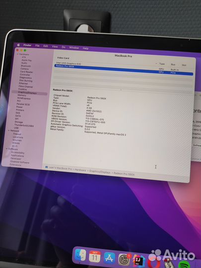 MacBook Pro 15 2018 i9/32gb/1tb