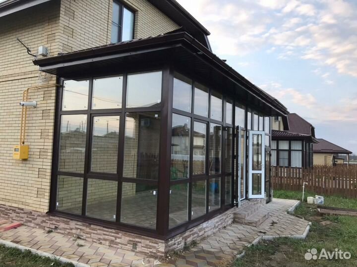 Витражное остекление веранд