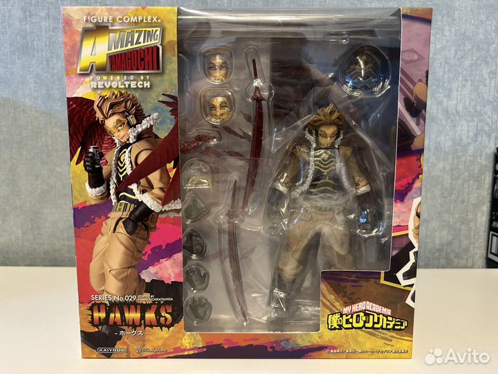 Аниме фигурка My Hero Academia Hawks Revoltech