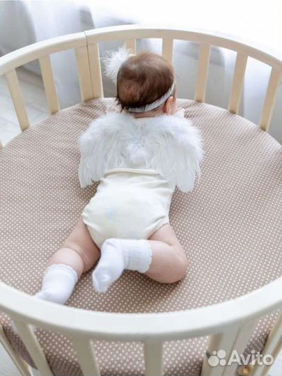 Костюм для новорожденного крылья ангела+повязка