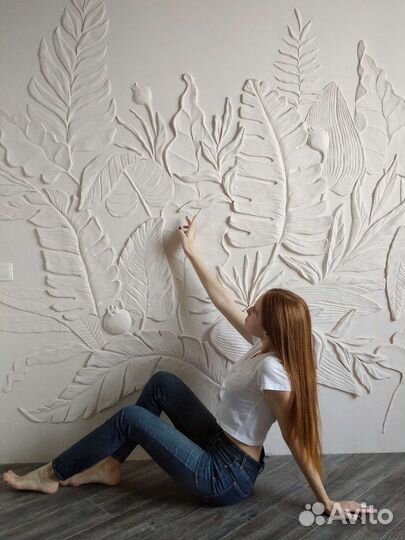 Барельеф. Роспись стен