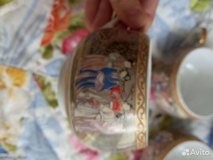 Кофейный сервиз из фарфора