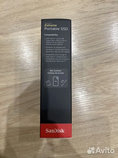 Внешний жесткий диск SanDisk Extreme