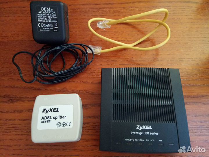 Модем adsl2+ zyxel P-660RT EE