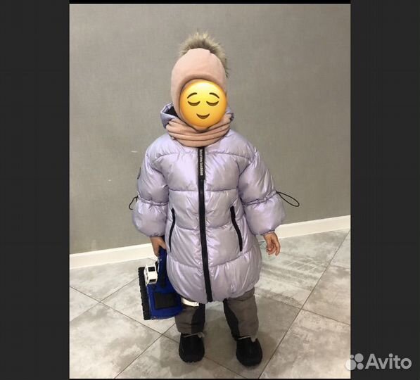 Зимняя куртка на девочку 104