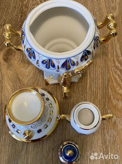 Самовар Гжель