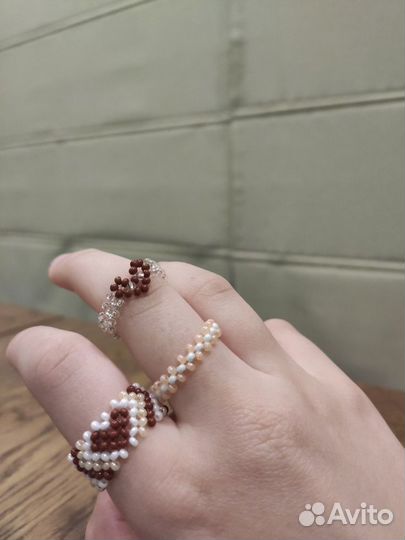 Колечки из бисера