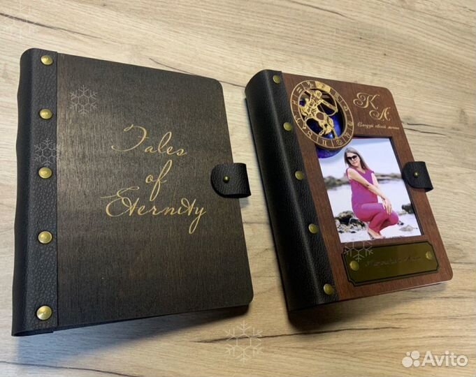 Ежедневник из дерева (лазерная гравировка)