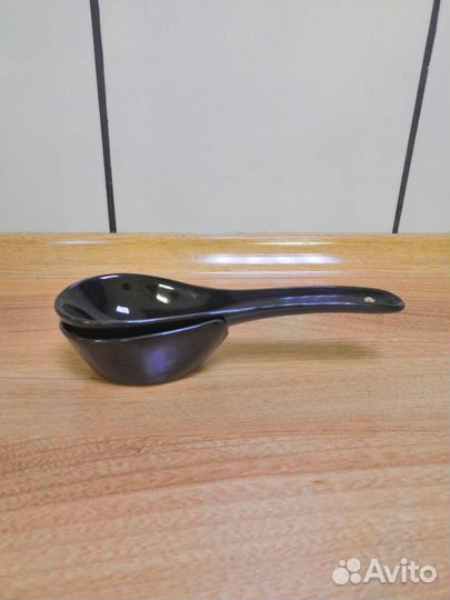 Керамическая ложка с подложником