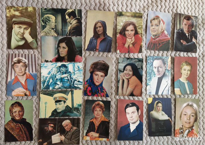 Актеры советского кино открытки