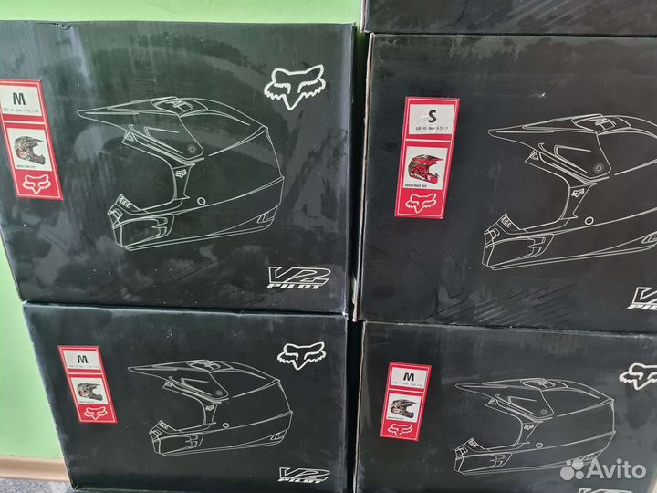 Шлема FOX V2 Pilot Оригинал Новые