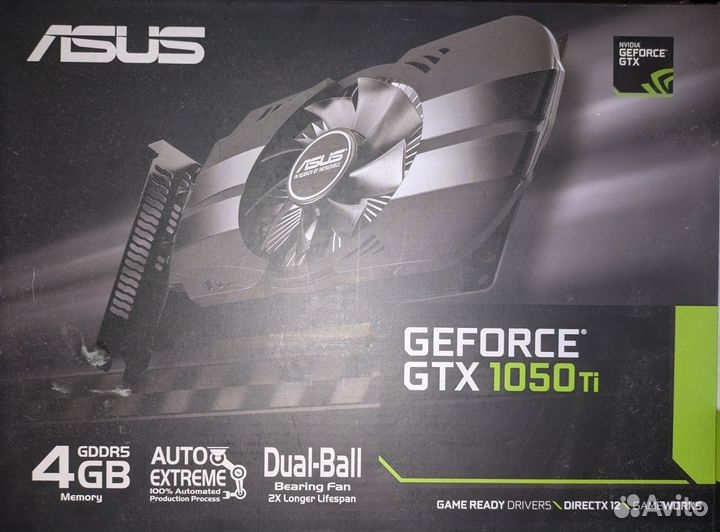 Видеокарта asus GTX 1050Ti