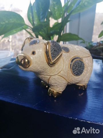 Скульптура свинка Уругвай De Rosa Клеймо