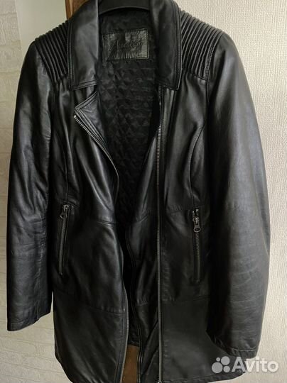Куртка кожаная