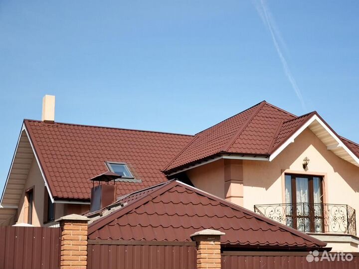 Металлочерепица Монтеррей Шоколад 0.5мм