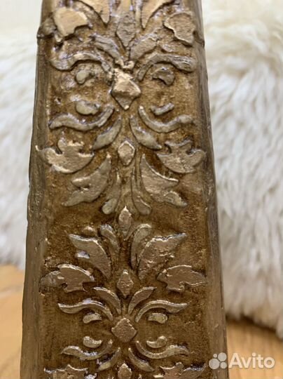 Декоративная бутылка ваза ручная работа