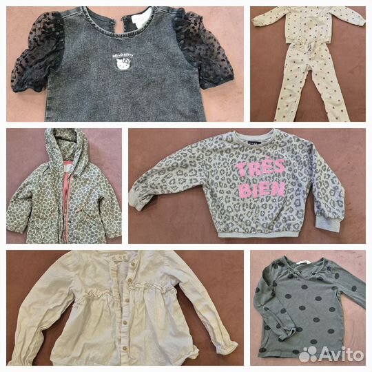 Вещи пакетом на девочку 92 98