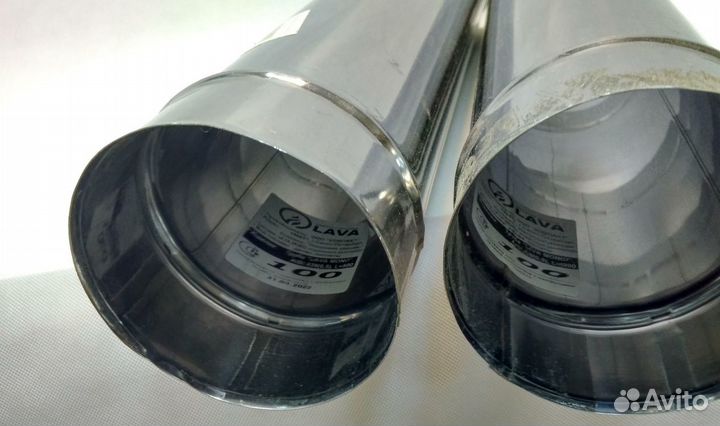 Труба для дымохода lava 100 длина 50 см