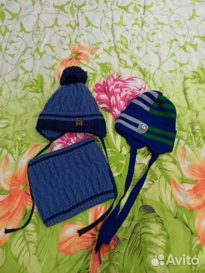 Шапка и шарф зима