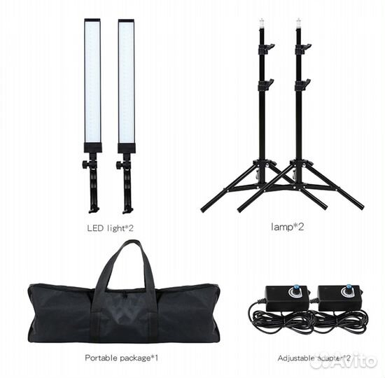 Комплект световых панелей для домашней фотостудии