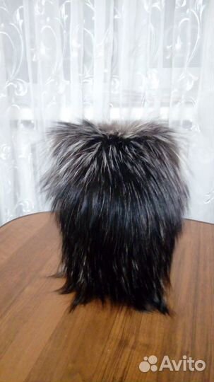 Шапка женская зимняя из чернобурки