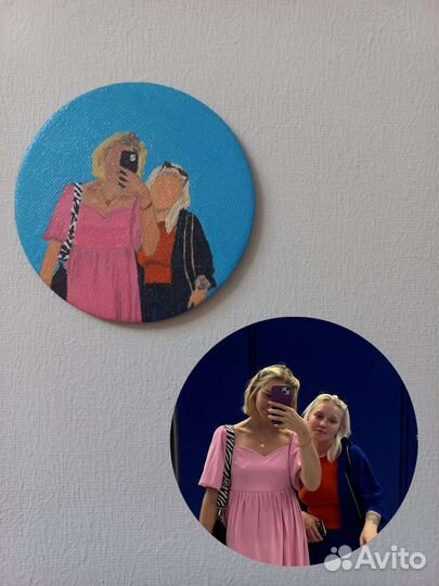 Рисунок на магните по фото