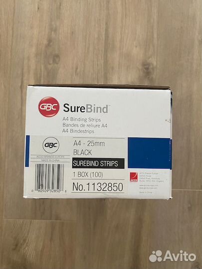 Гребенки GBC 50 мм и 25 мм Черные для Переплетчика