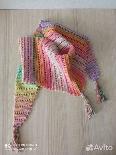 Женский шарф бактус шейный платок новый