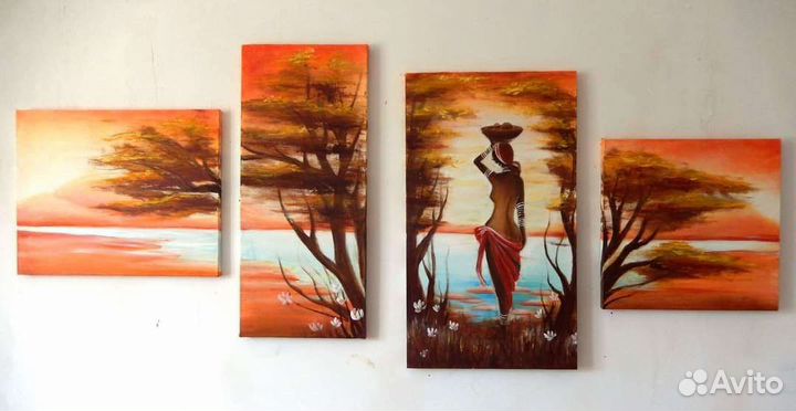 Интерьерная картина, масло на холсте,в подарок