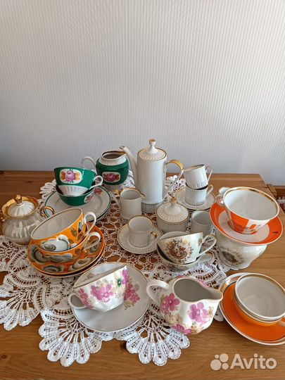 Молочник, сахарница Дулево лфз