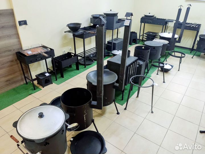 Казан чугунный узбекский толстостенный