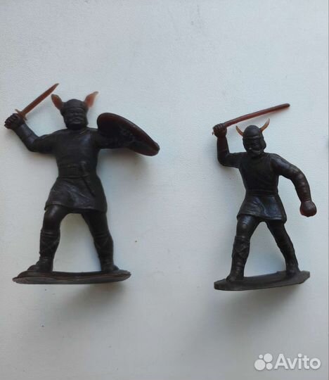 Солдатики СССР: ковбои, индейцы, викинги, рыцари