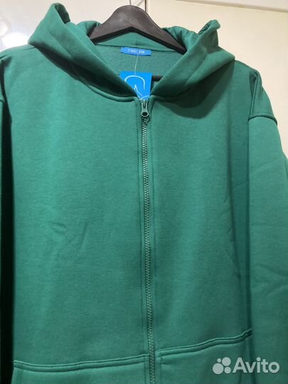 Толстовка на молнии с капюшоном 48-50