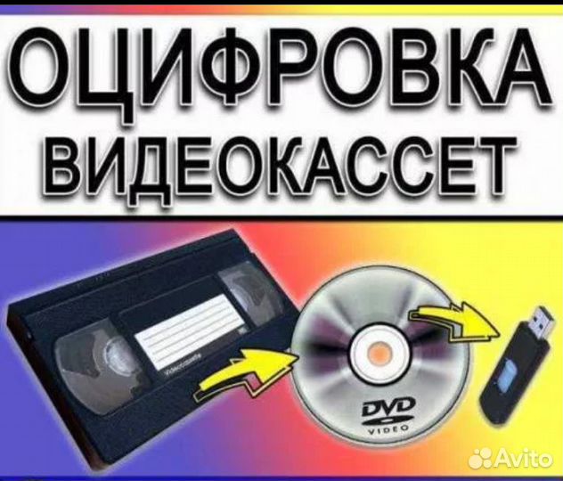Оцифровка видеокассет, слайды итд