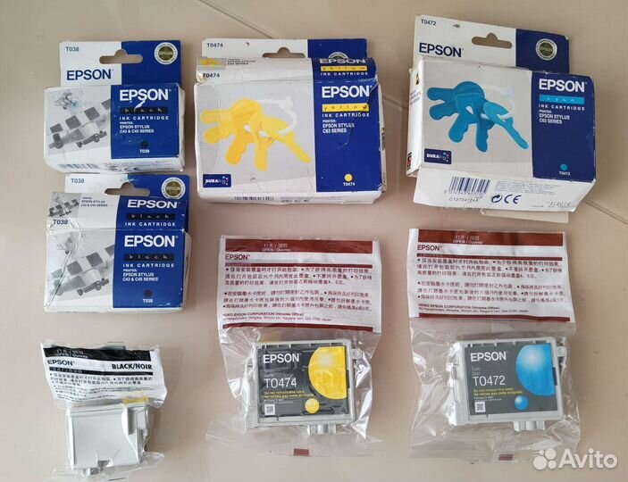 Оригинальные картриджи Epson
