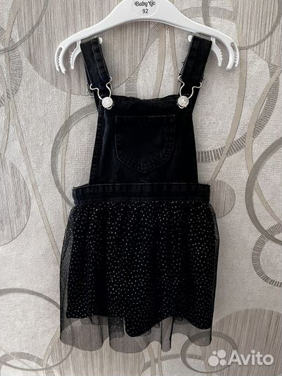 Джинсовый сарафан 92