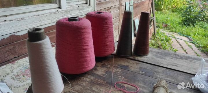 Нитки хб в бобине