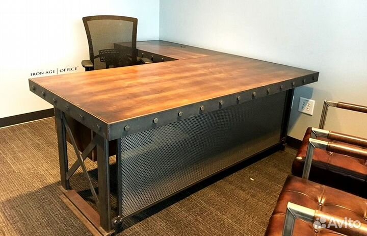 Изготавливаем столы Лофт для парков