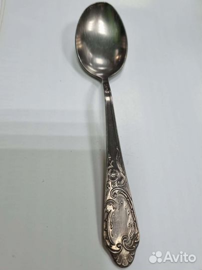 Чайная ложка. Серебро 875 проба. Звезда